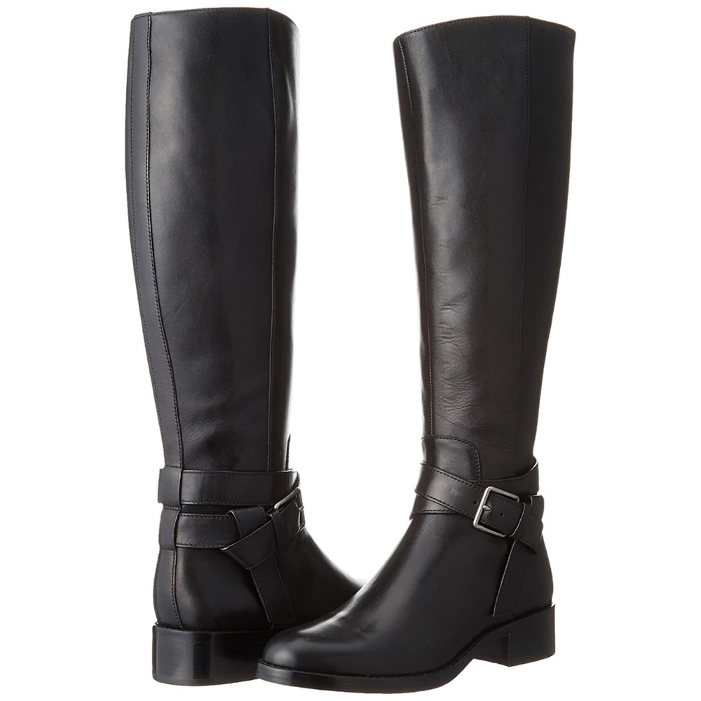 Cole Haan | Tall Flannel Lined Buckle Boots